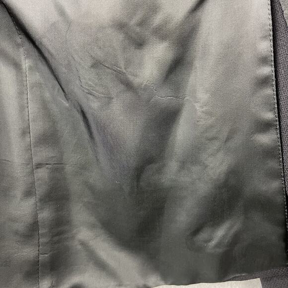 Ermenegildo Zegna Wool Blazer Sport Coat Men 48L Black High Performance 3 Button - Picture 15 of 16